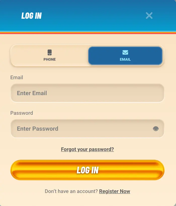 Vegasino Canada CA login