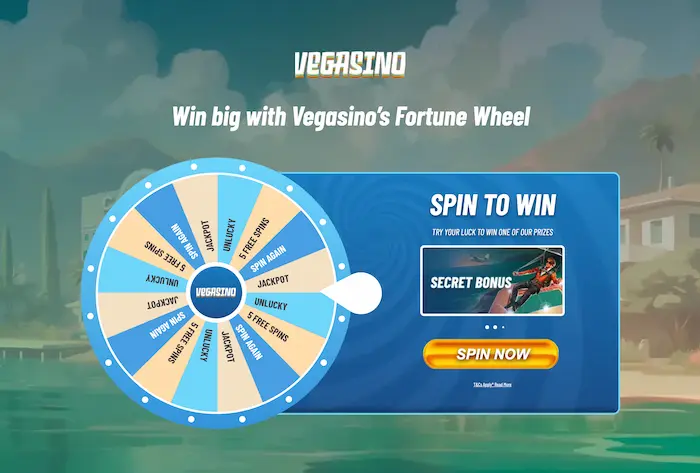 Vegasino Canada CA bonuses