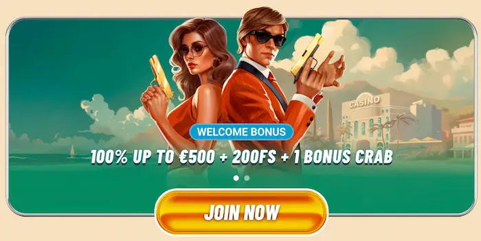 Vegasino Canada banner
